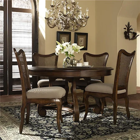 Round Dining Table & Chair Set